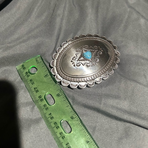 Navajo heart belt buckle - Picture 2 of 7